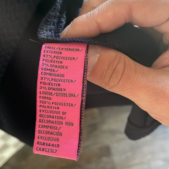 Betsey Johnson  12 Navy Sleeveless Midi Dress with Pearl collar Neck sleeveless - Picture 8 of 8